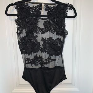 Black Shear Bodysuit